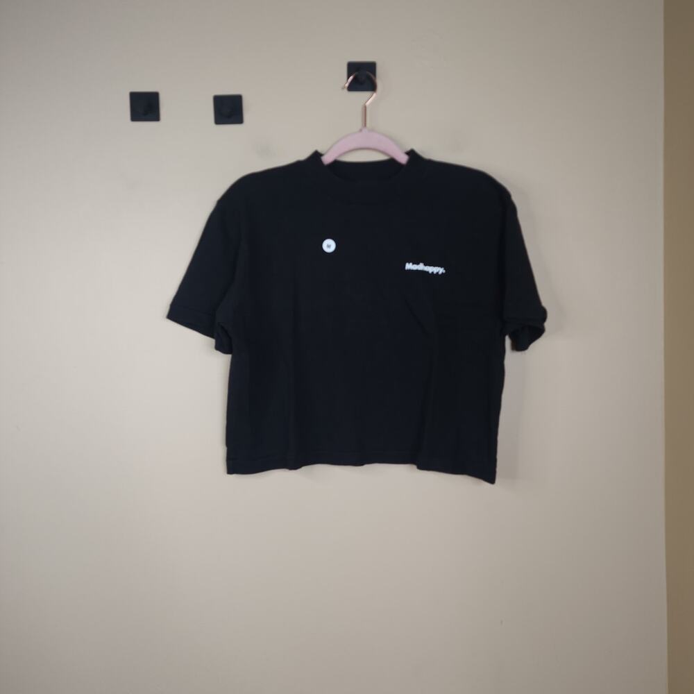 Madhappy Short Sleeve Classic Midweight Tee in Black Size M